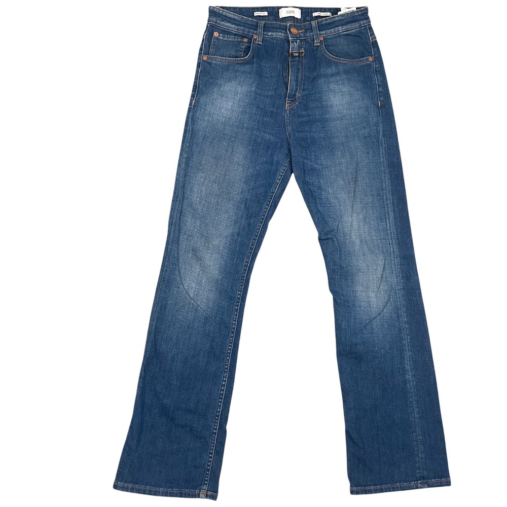 Closed Jeans Women 27 Blue Straight Leg Handmade Organic Cotton‎ Italy
